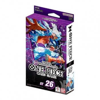 One Piece Monkey.D.Luffy ST26 kortų žaidimo rinkinys pradedantiems juodos/violetinės sp. (51 korta)